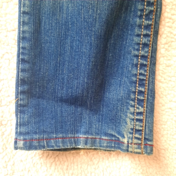 Aeropostale Hailey Skinny Flare Sz 3/4 Short Womens Jeans Distressed - Picture 10 of 10